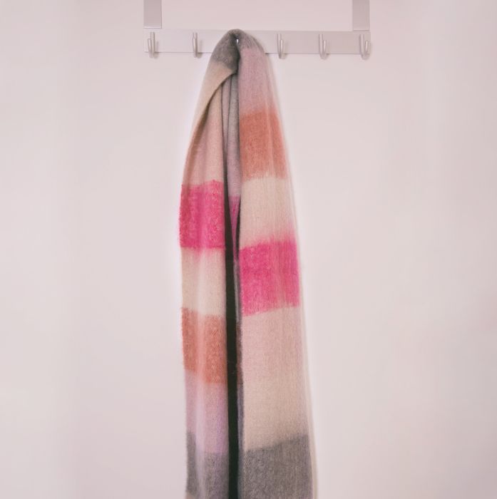 Avril Check Scarf - Pink