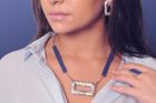 Sobo & Co Jewellery Short Ring Feature Necklace with Leather Chain Feature