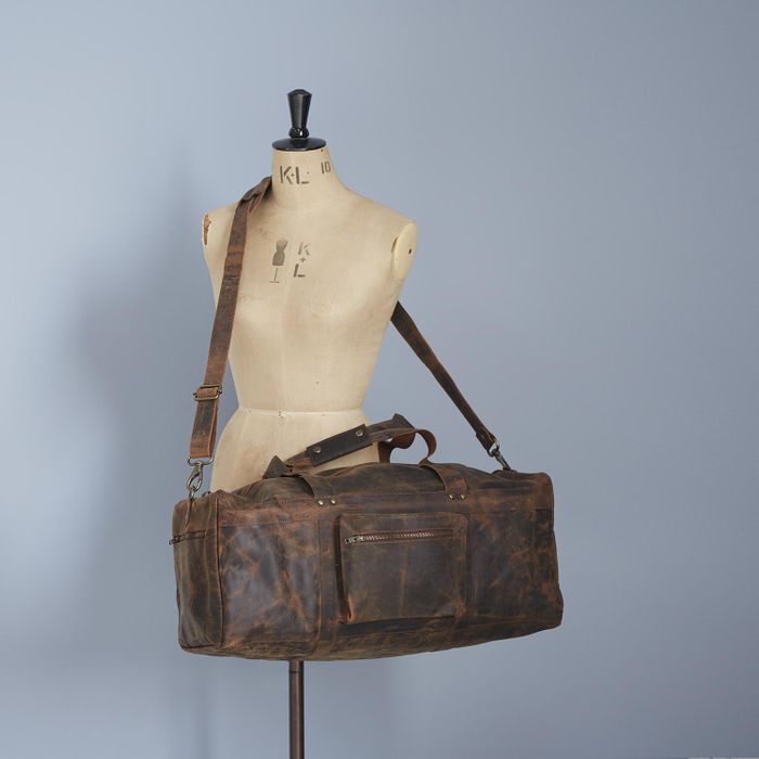buffalo leather holdall