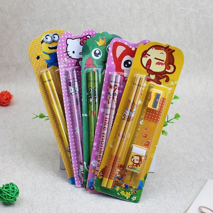 5 Pack stationery set, mini stationery set, back to school set Spring