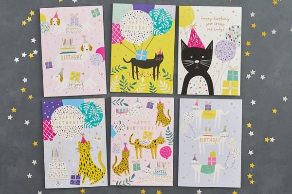 Gold Foiled Animal Cards