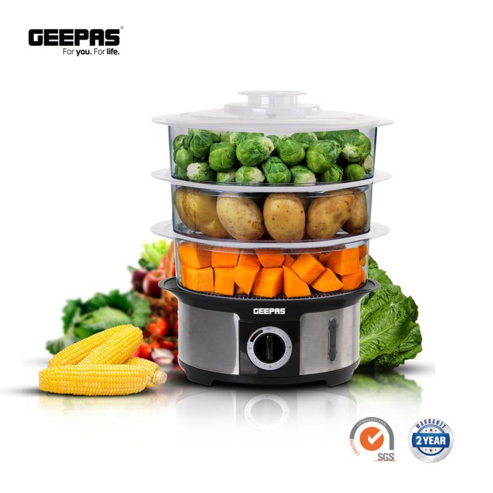 Geepas 1000w Electric Food Steamers 3 Tier For General Use Spring Fair 2021 The Uk S No 1 Gift Home Trade Show