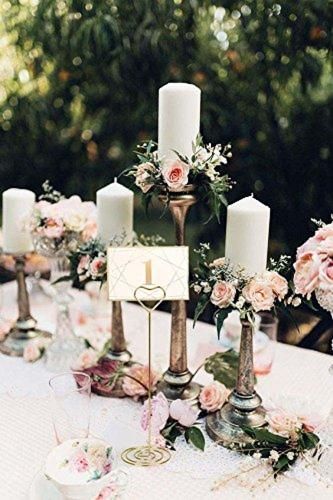 table card stands for weddings