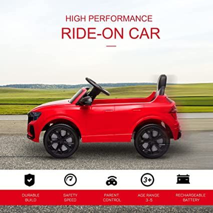 HOMCOM Electric Ride On RS Q8 Licensed Toy Car