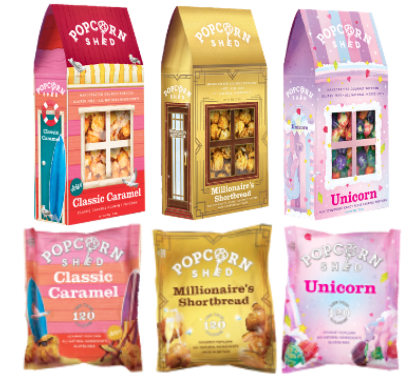 Popcorn Shed launches three exciting new gourmet popcorn flavours