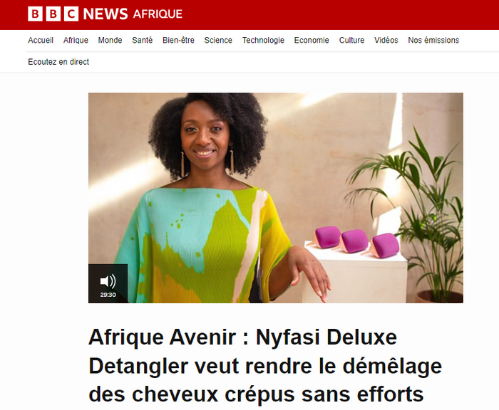Afrique Avenir : Nyfasi Deluxe Detangler veut rendre le démêlage des cheveux crépus sans efforts