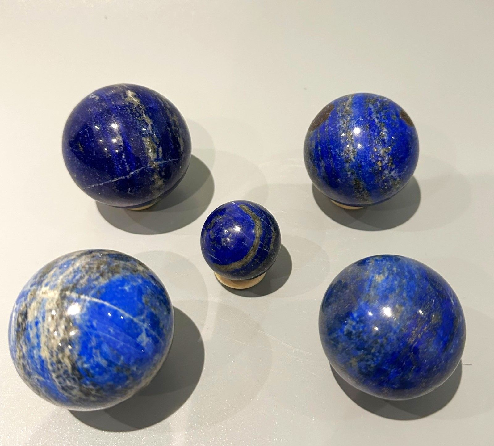 New from Pakistan - Polished Lapis Lazuli Spheres