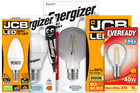 Full range of Energizer, Eveready and JCB LED lighting