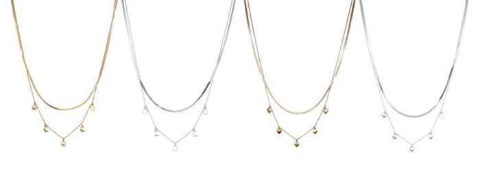 Star, moon & Heart Necklaces