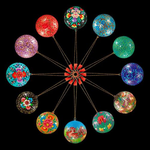 Santa's Helpers: Set of 12 Baubles