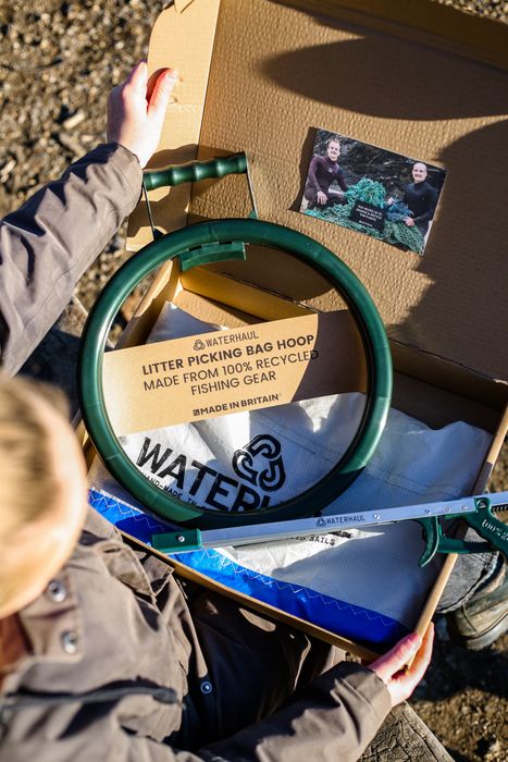 100% Recycled Fishing Net Litter Picking Equipment