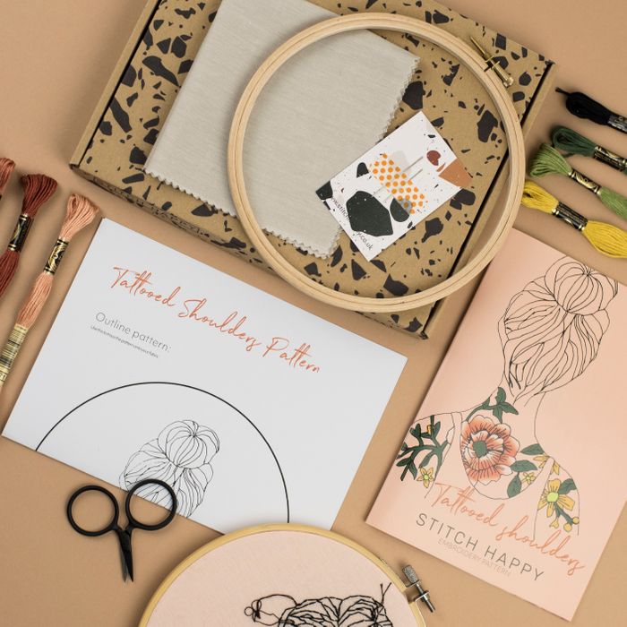 Tattooed Shoulders Embroidery Kit
