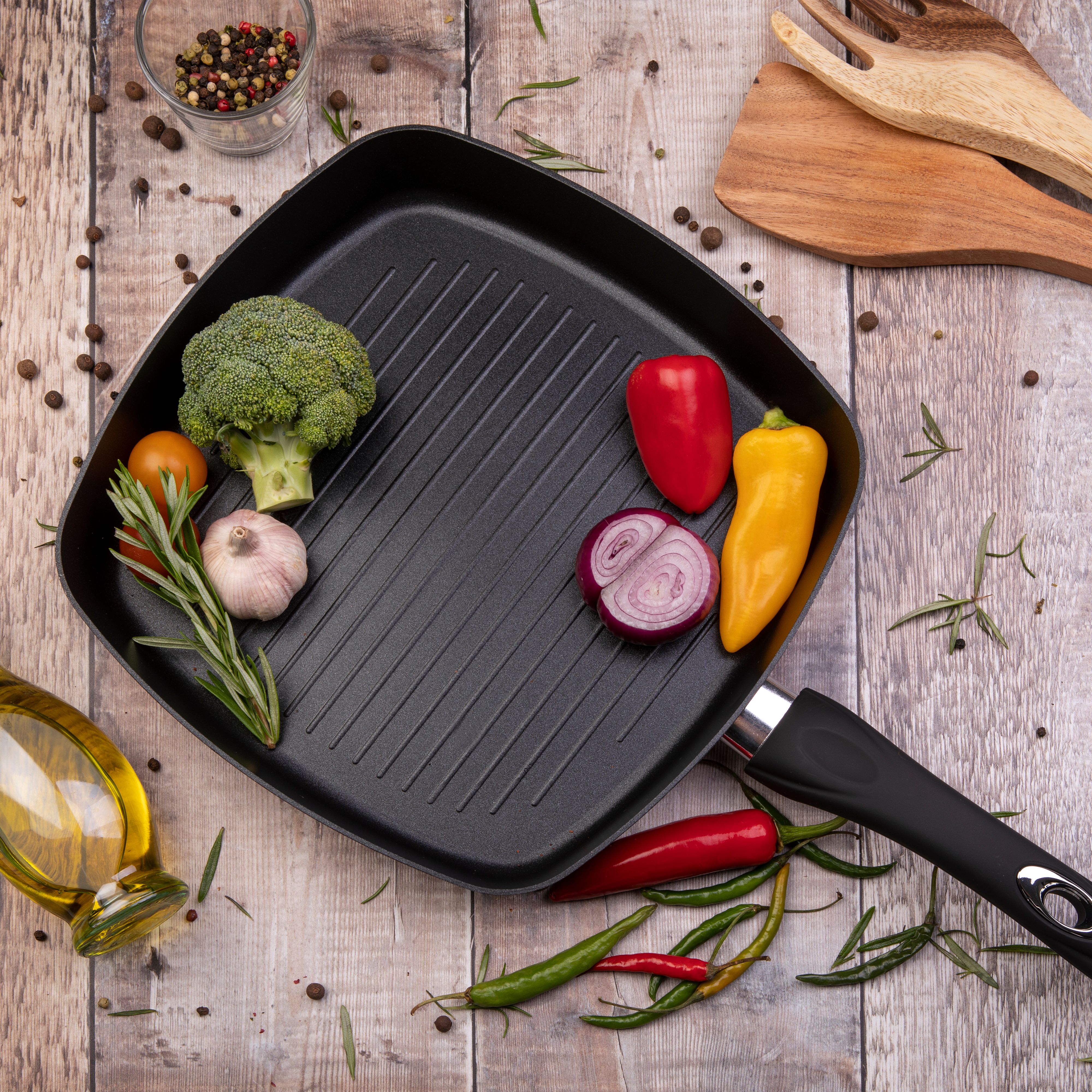Diamond Collection - Non-stick Aluminium Induction Cookware