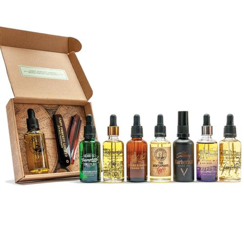 Beard Oil & Folding Pocket Beard Comb