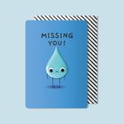 Sketchy Occasions Missing You Jelly Magnet Greeting Card