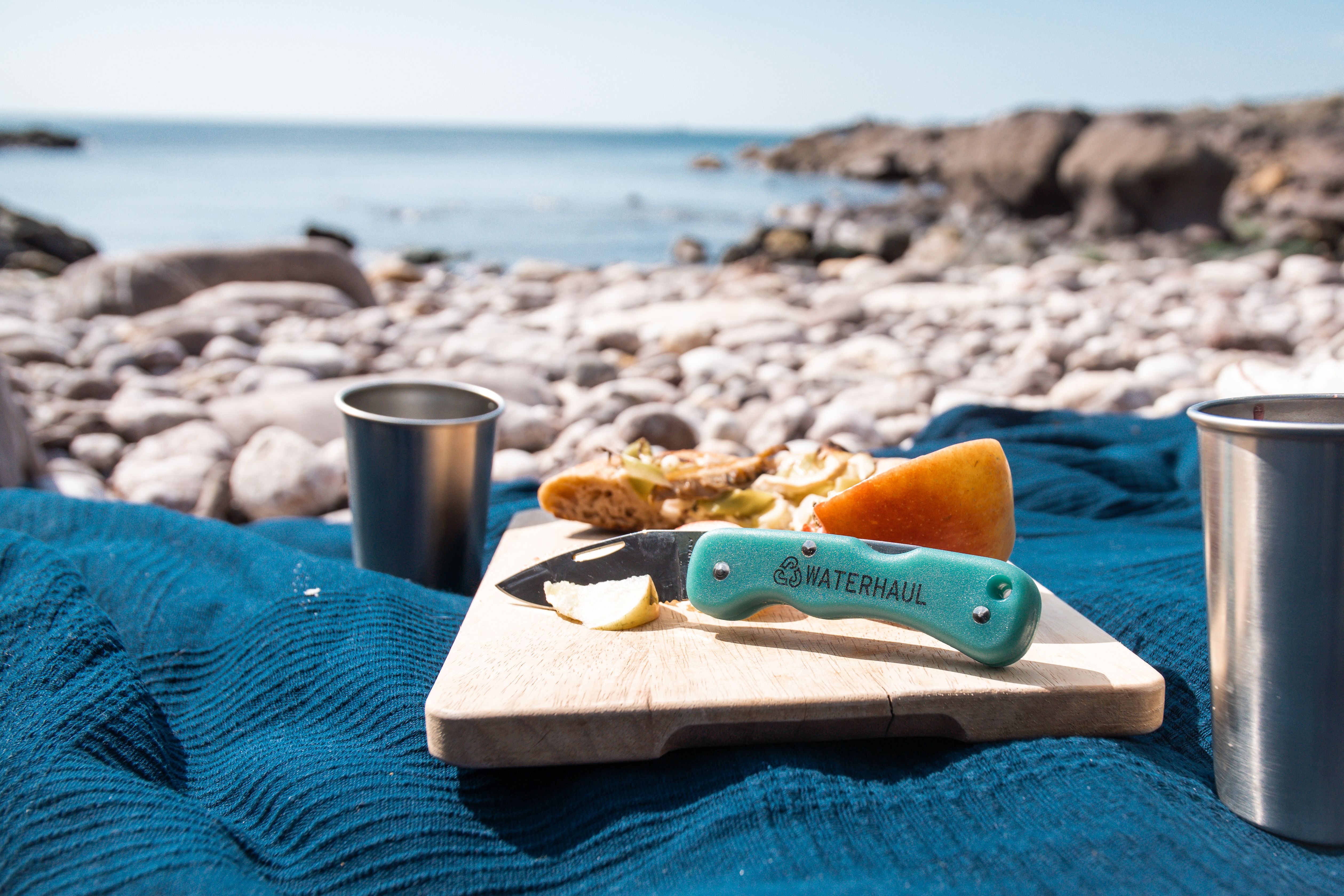 100% Recycled Cornish Fishing Net Pocket Knives