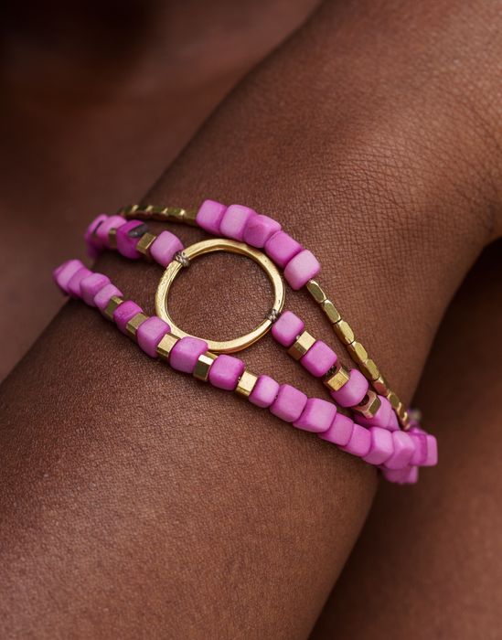 Dainty Triple Tagua Bracelet