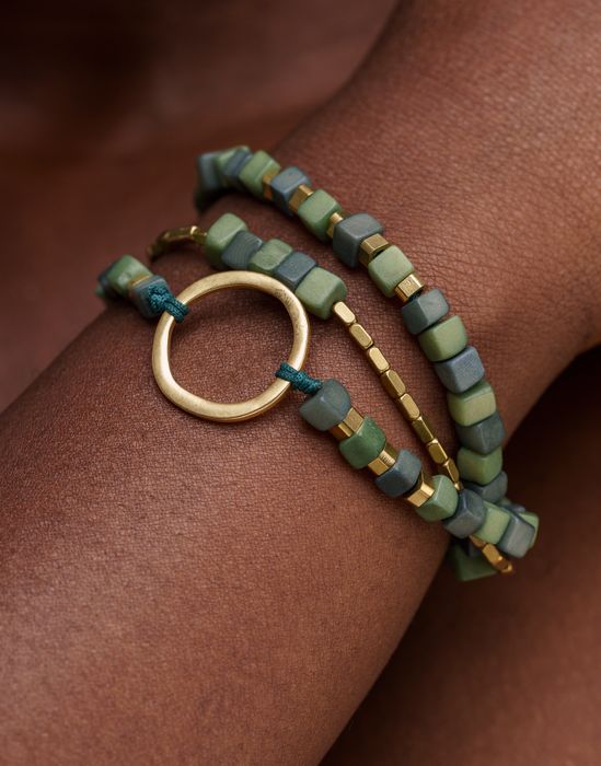 Dainty Triple Tagua Bracelet