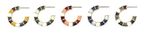 Enamel Earrings