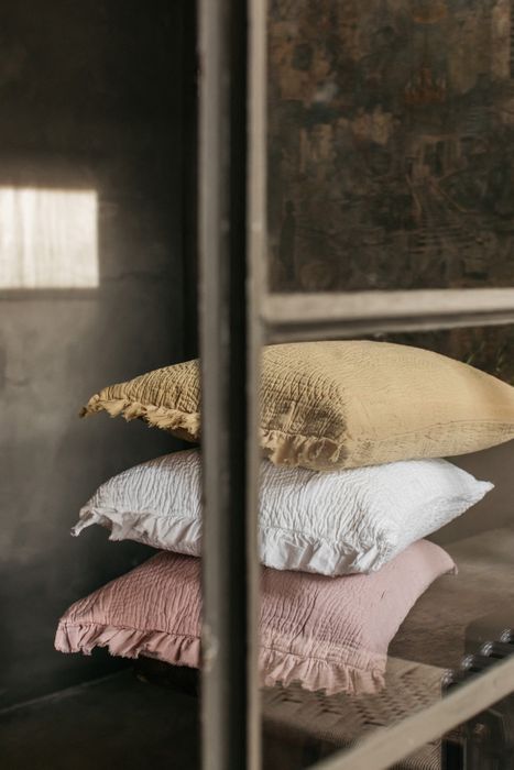 NEW- ALSO Home's Alta Cushions and Bedspreads