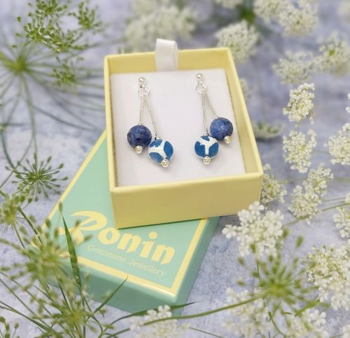 Earrings from Ronin's 'Sailboat' range.