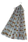Cute Scottish Highland Buffalo Print Scarf / SC-3893