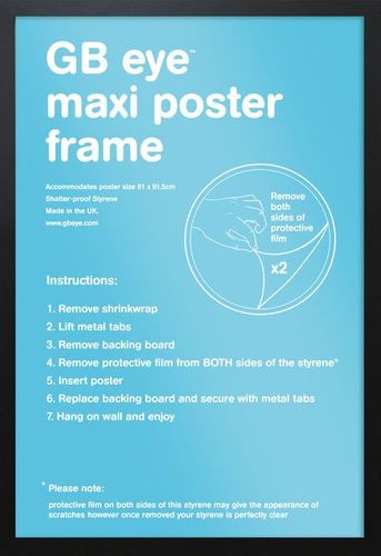 GB eye® Black Maxi Frame - FMMXA1BK