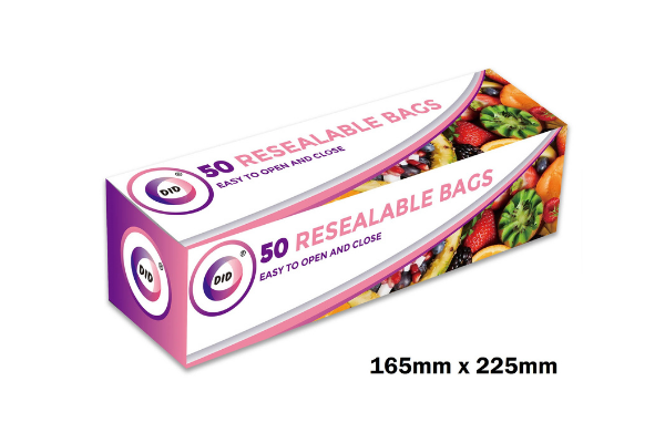 50pc Resealable Bags