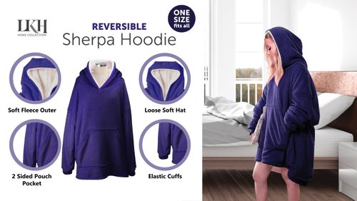Reversible Sherpa Hoodie
