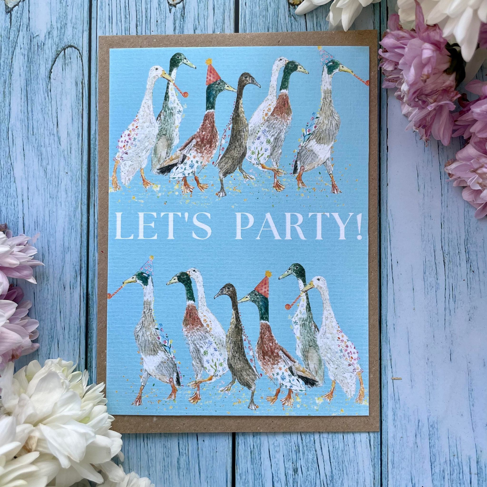 Ducks in a Row Party Invitations