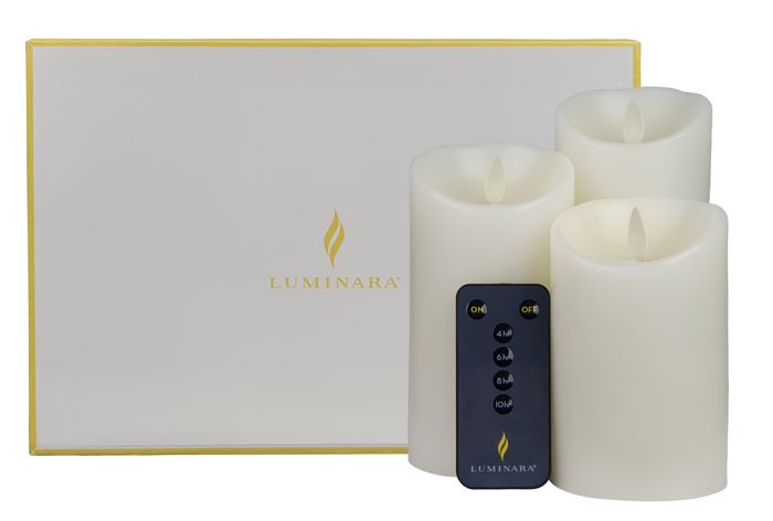 Luminara Ivory Wax LED Candles