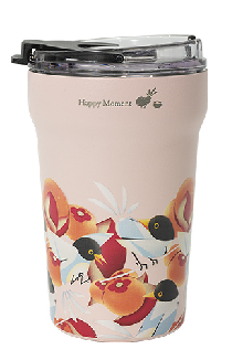 Travel Mug, Reusable Coffee Cup, Insulated Coffee Mug for Hot and Cold Drinks BPA Free and Easy-Clean