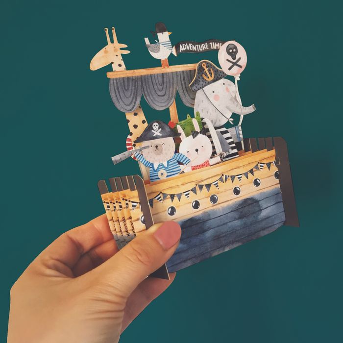 Children's pop up card