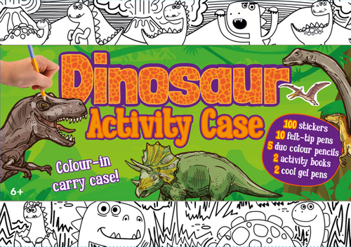 Colour and Carry Activity Kit Dinosaur Activity Case
