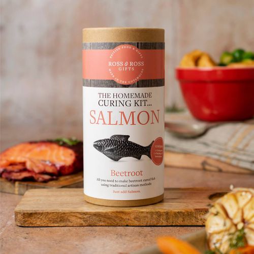 Homemade Curing Tube Beetroot Salmon