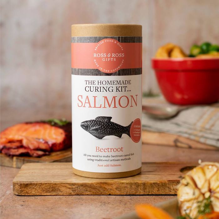 Homemade Curing Tube Beetroot Salmon