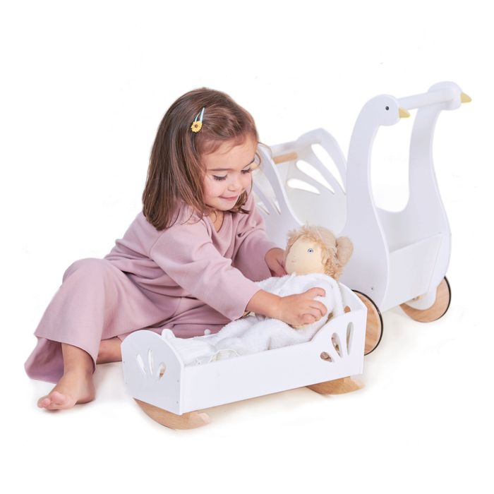 Sweet Swan Pram and cot