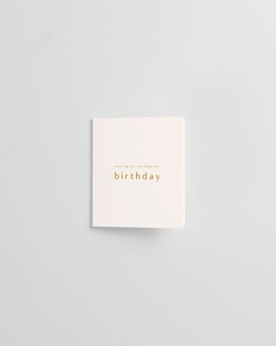 Happy Birthday Gift Card