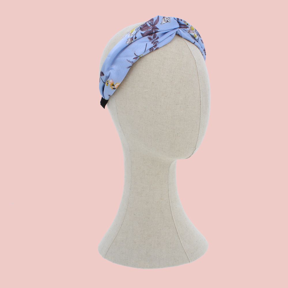 SOFT KNOT HEADBAND BLUE