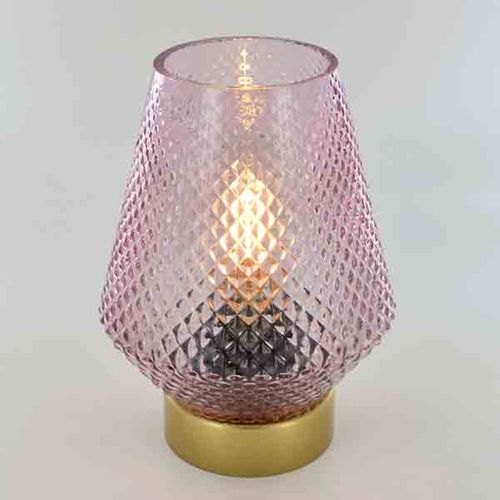 Tapered LED glass Lantern