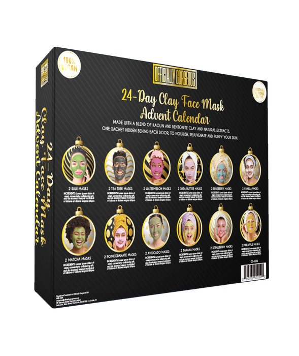 24 Day Clay Face Mask Advent Calendar