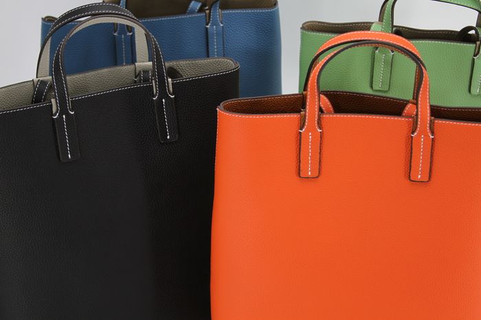Double sided tote bag
