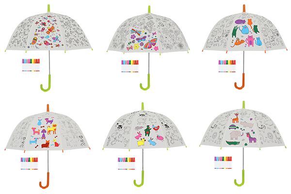 Colour Your Own Umbrellas