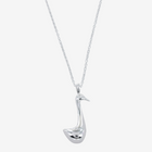 Runner Duck Sterling Silver Necklace