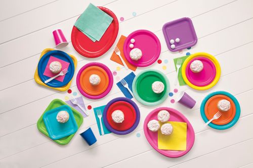 Solid Colour Tableware - Plastic Free!