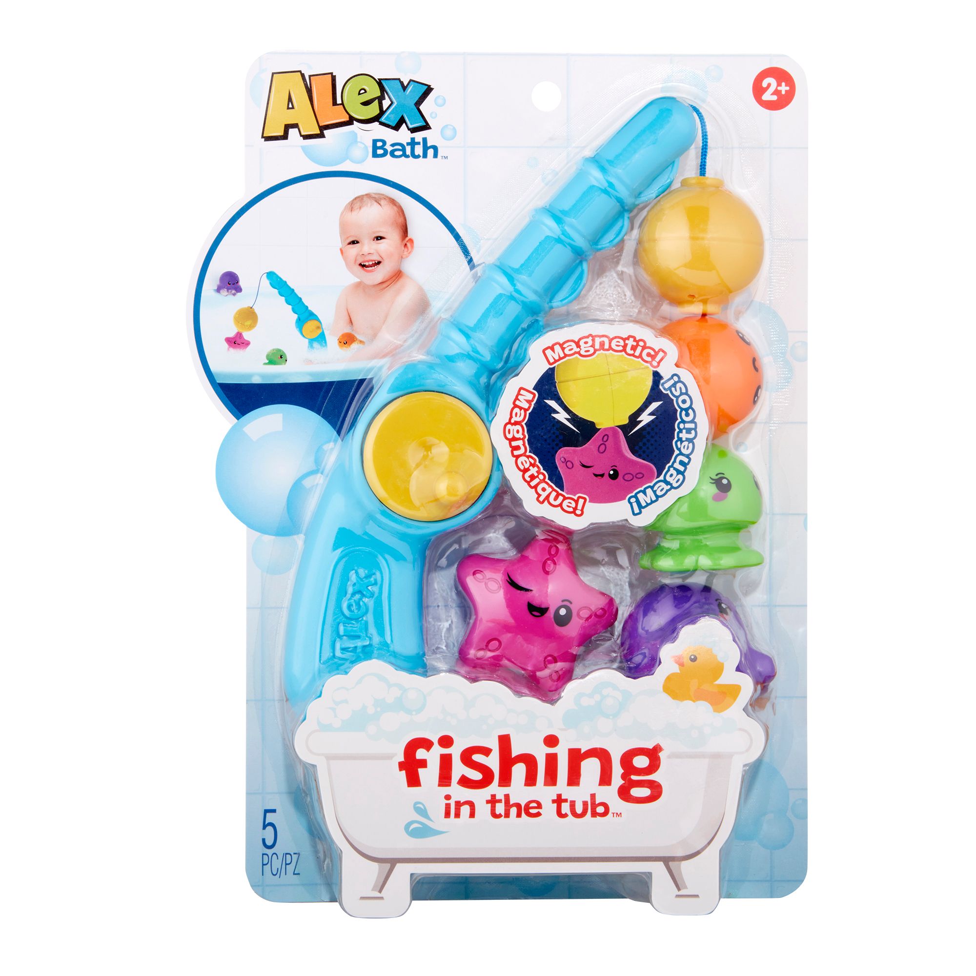 Alex Bath Fishing in the Tub