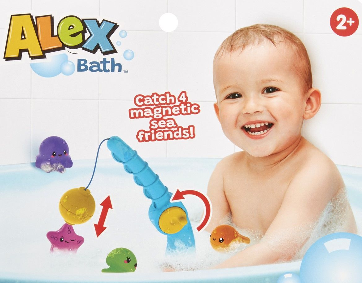 Alex Bath Fishing in the Tub
