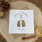 I Love You Penguin Christmas Card