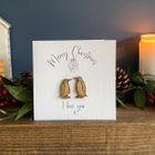 I Love You Penguin Christmas Card