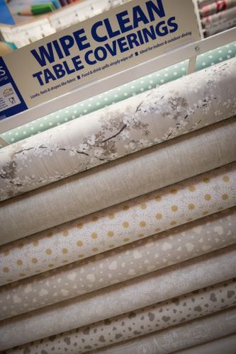 Wipe Clean Fabric to sell by the metre